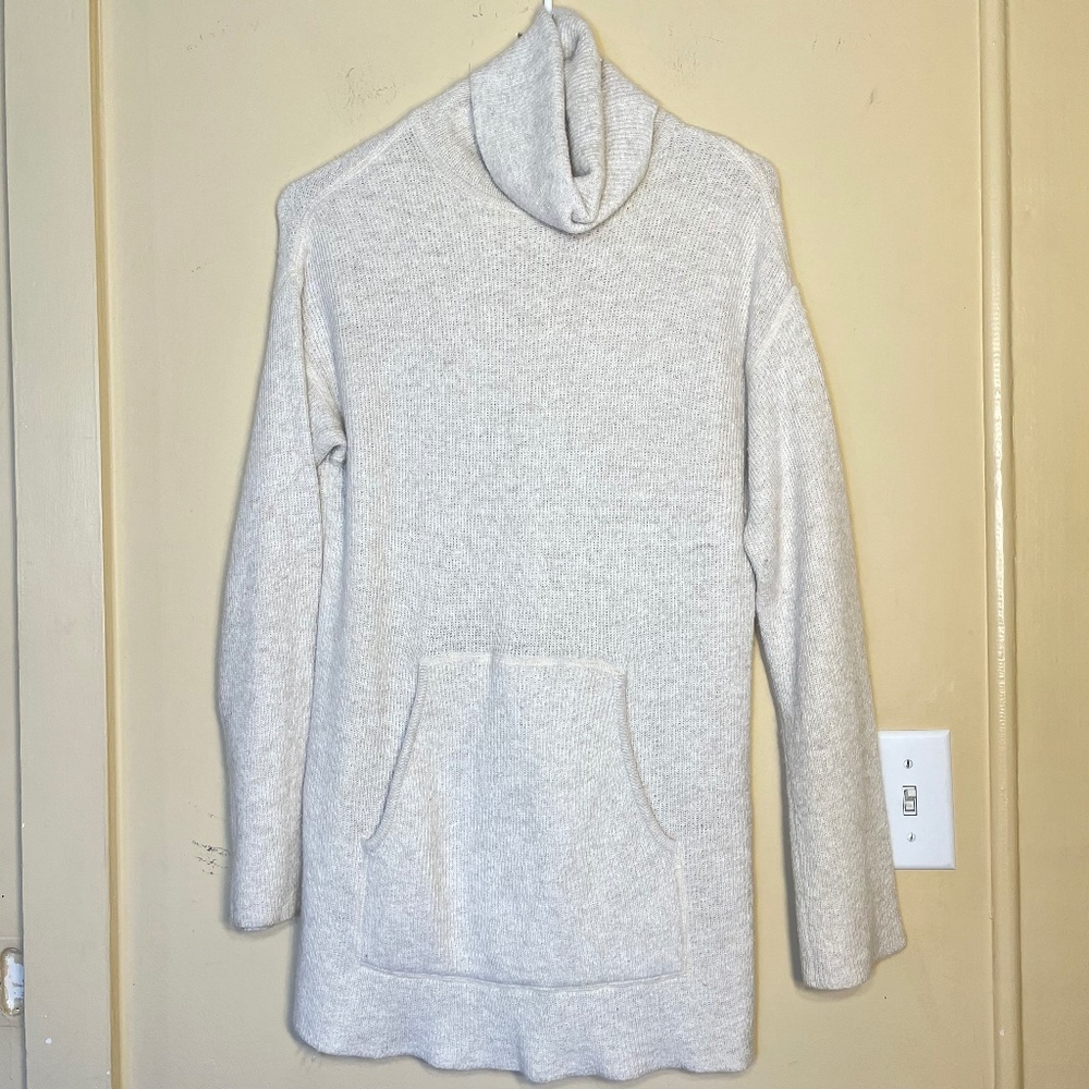 Cashmere Cozy Cream Turtleneck Sweater